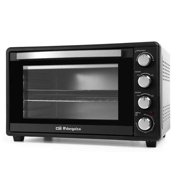 HORNO SOBREMESA HO455 45L. 2000W DOBLE RES NEGRO